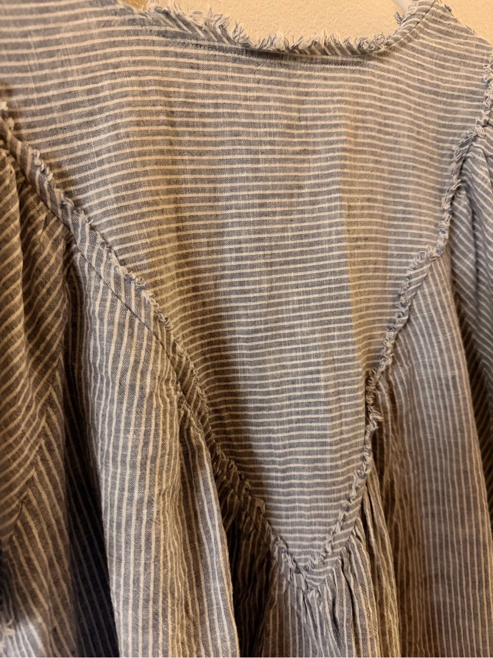 Anthropologie V-neck Striped Blouse - Picture 8 of 8